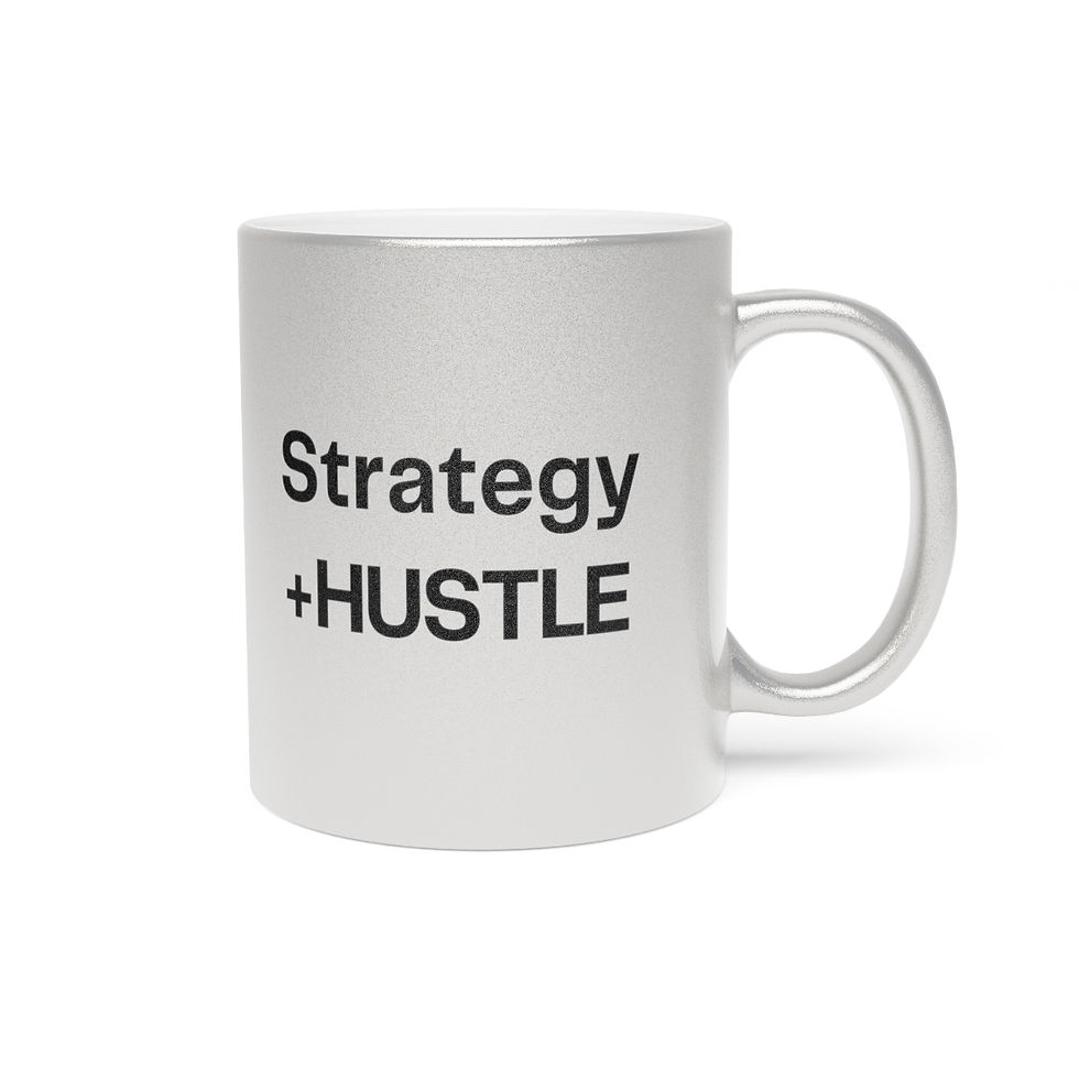 Thumbnail: Strategy  +HUSTLE Metallic Mug (Silver\Gold)
