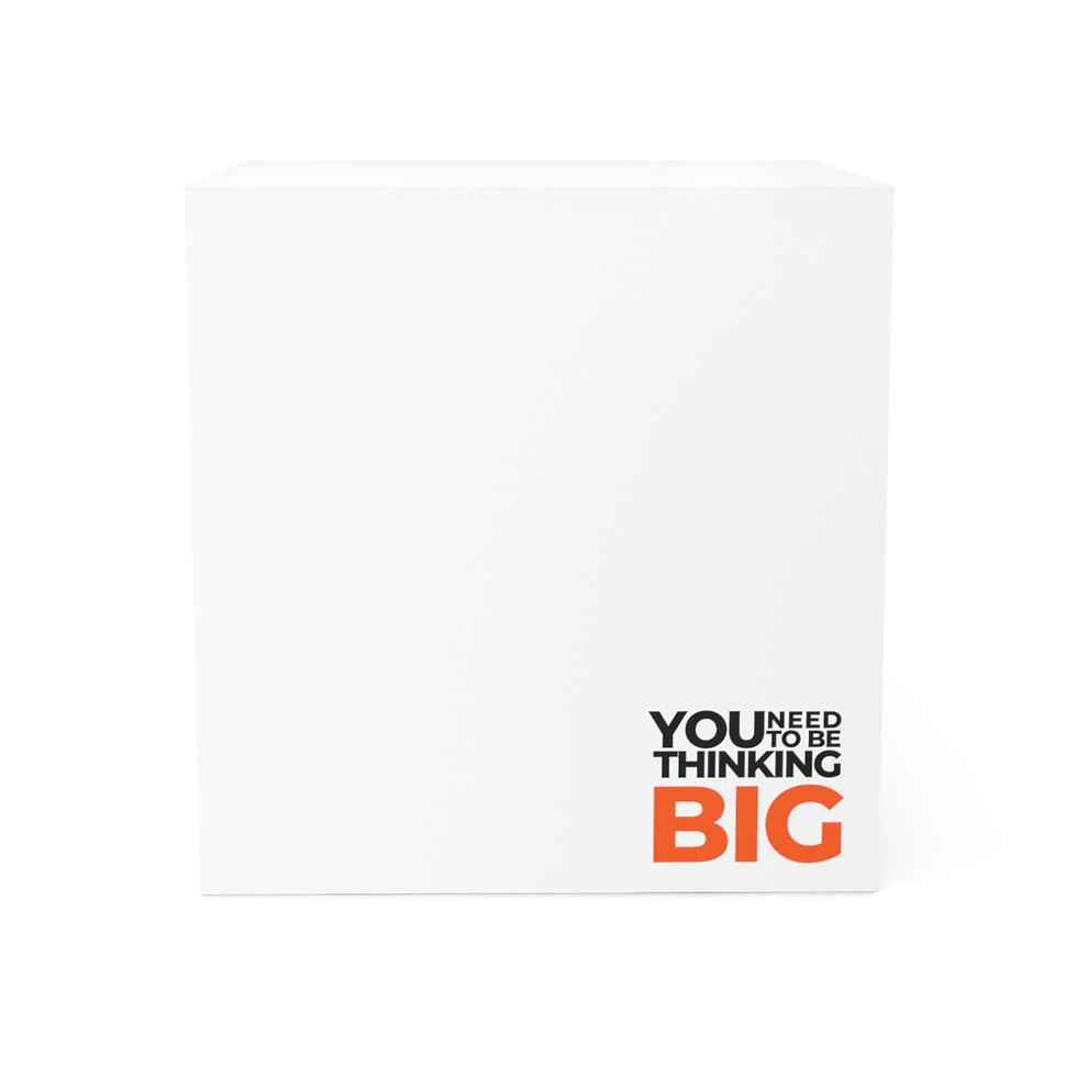 Thumbnail: You Need To Be Thinking Big Note Cube