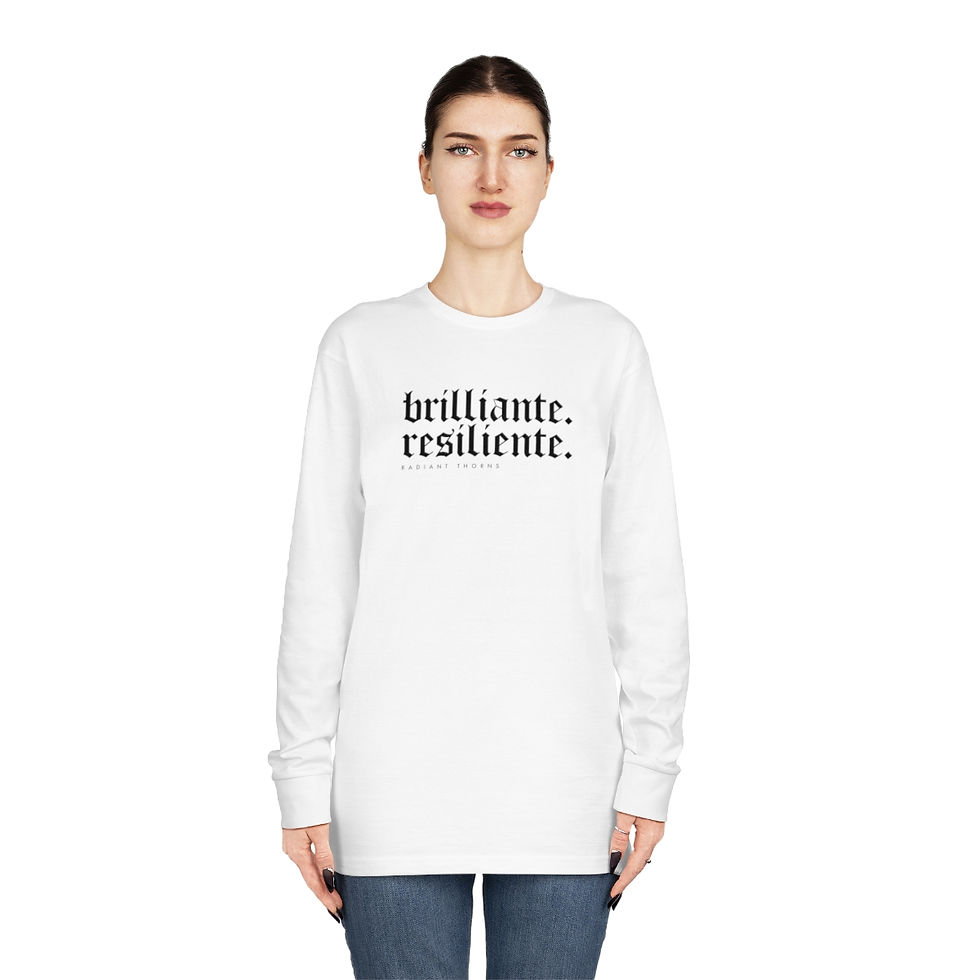 Thumbnail: Brilliant. Resilient. Long Sleeve Crewneck Tee