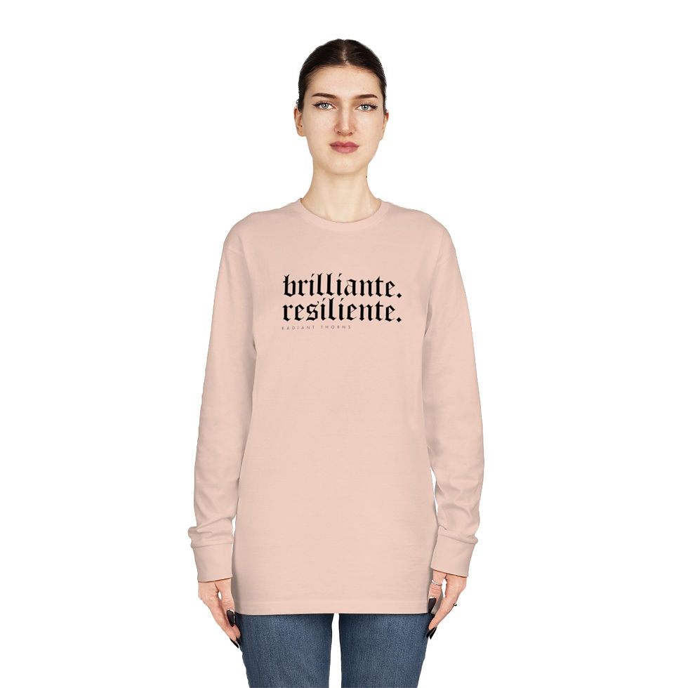 Thumbnail: Brilliant. Resilient. Long Sleeve Crewneck Tee