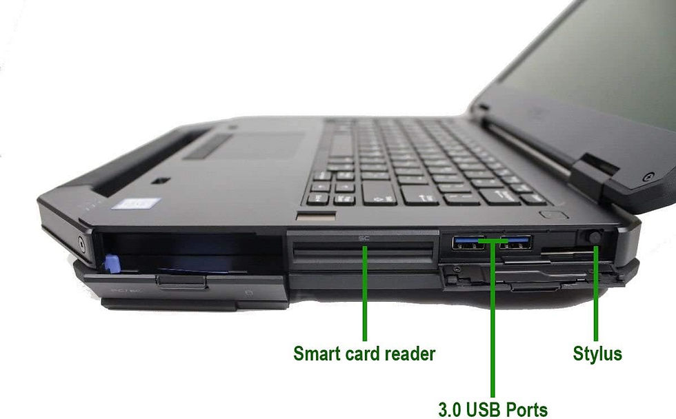Thumbnail: Dell Latitude 5414 Rugged No Camera Laptop - Core i7, 16GB RAM, 256GB SSD, 14"