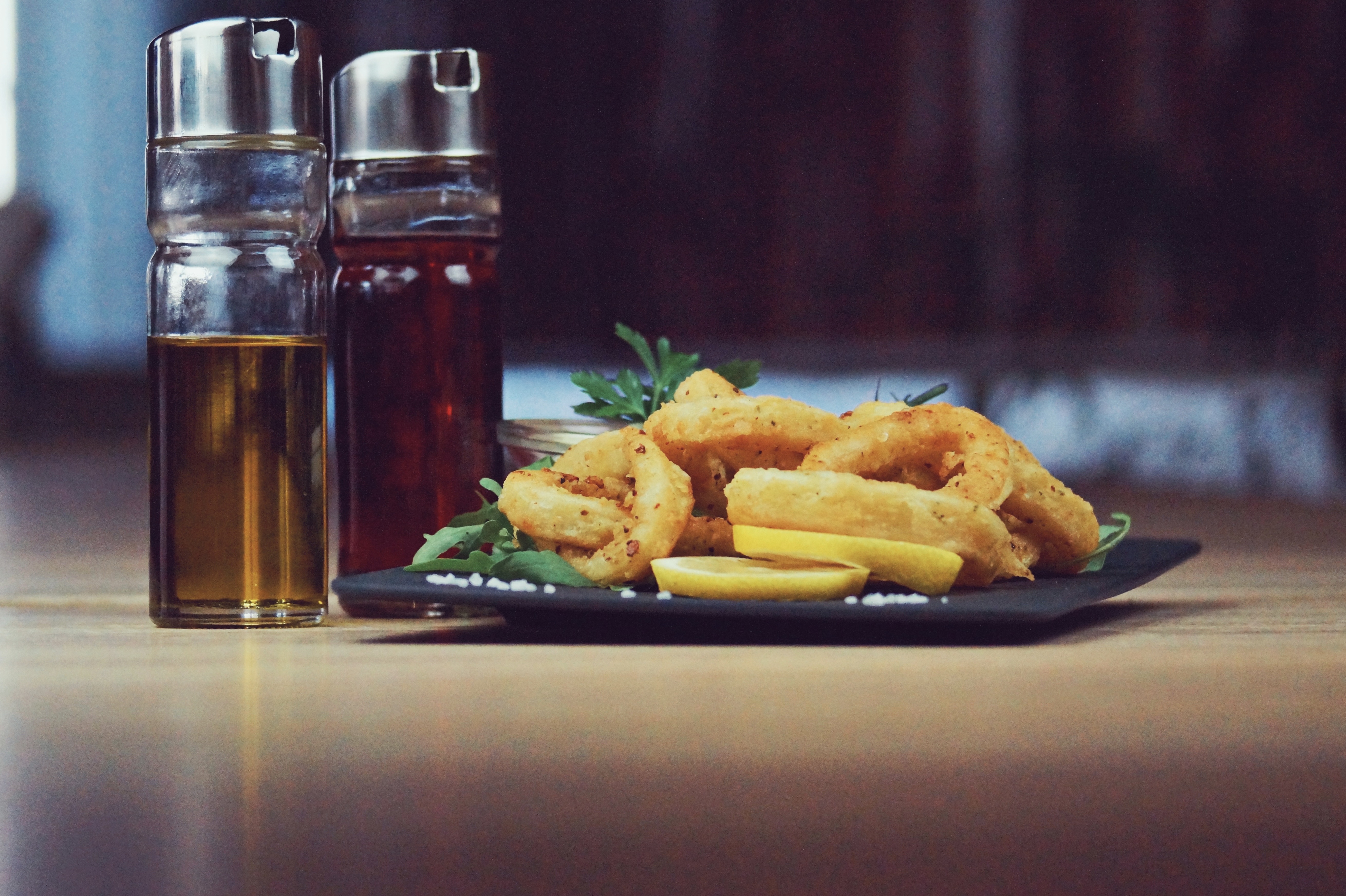 Arranged Food and Objects