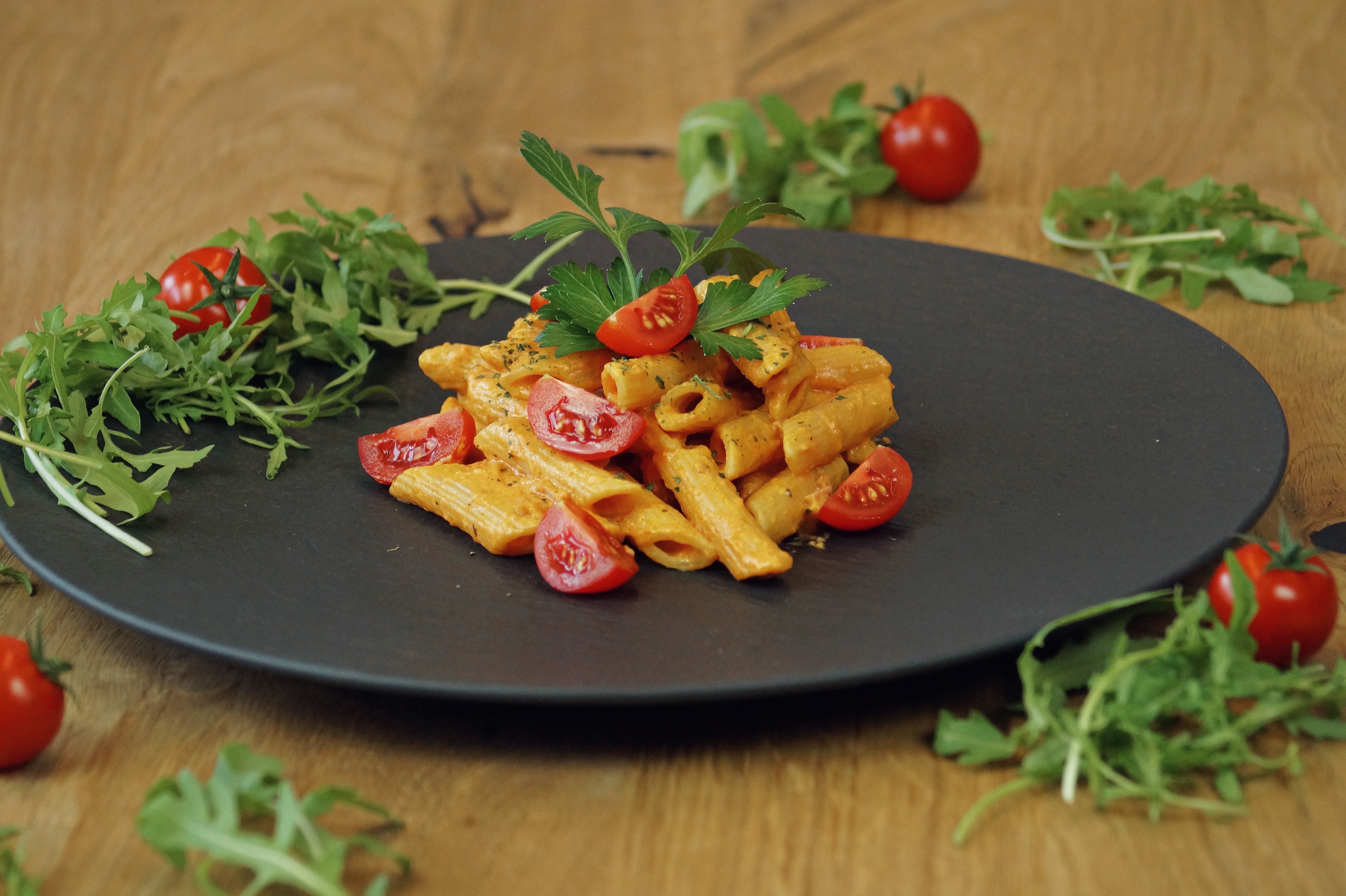 Arranged Food and Objects