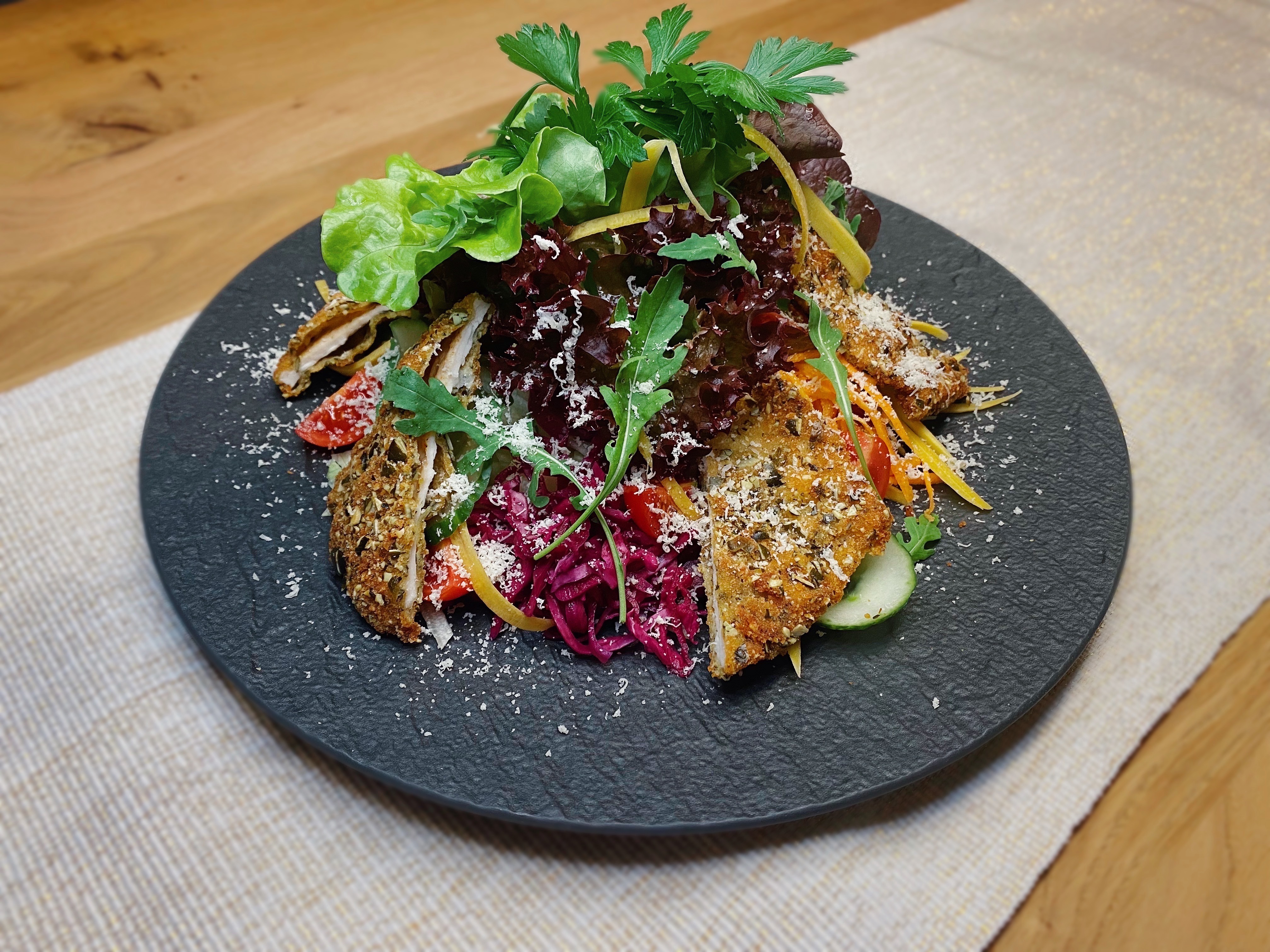 Arranged Food and Objects