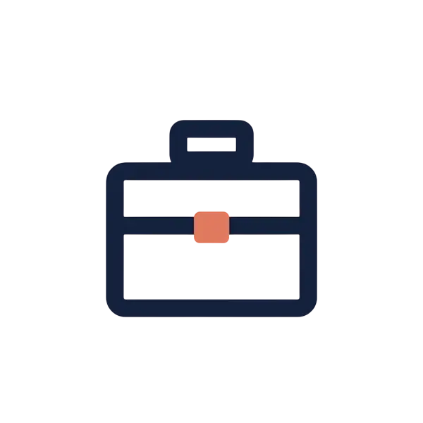 Briefcase icon for real estate agents and mortgage brokers