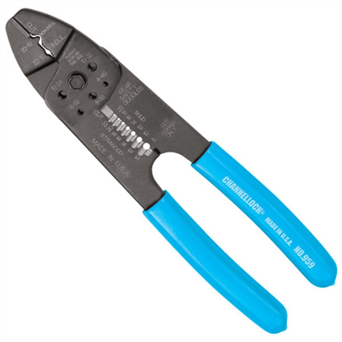 Channellock CRIMPER/WIRE STRIPPER 8.5"