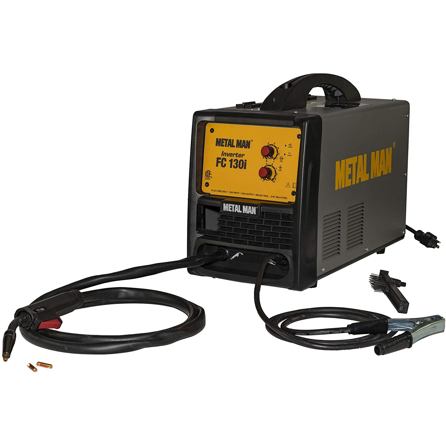 Metal Man 130A Inverter 120V Flux Core Welder
