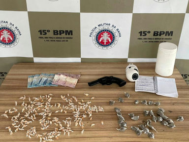 15° Batalhão prende homem por tráfico de drogas na Mangabinha