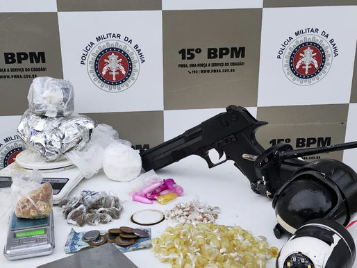 15° BPM apreende drogas em Itabuna