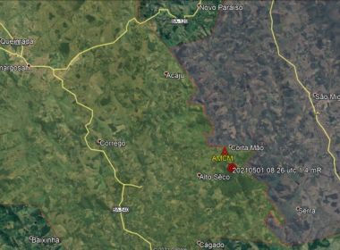 Novo tremor de terra é percebido entre Amargosa e São Miguel das Matas