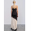 Thumbnail: NELLY DRESS CREME BLACK - HERSKIND