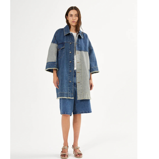 Miniature : OYA DENIM KIMONO JACKET I WASHED INDIGO - RABENS SALONER