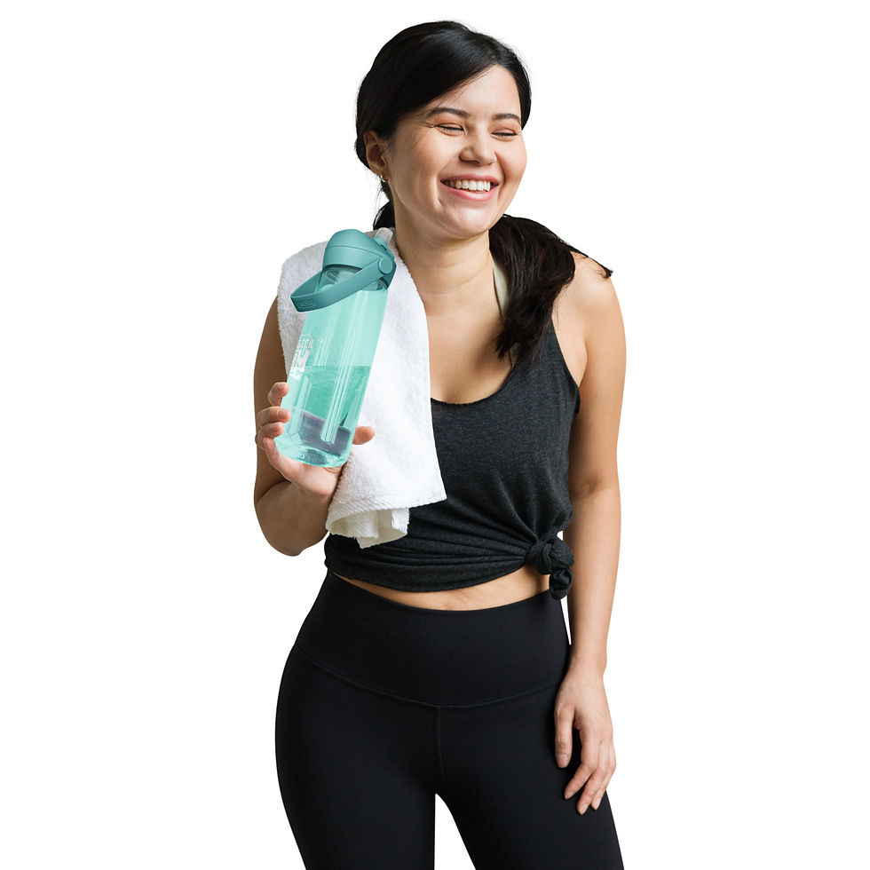 Thumbnail: Flip straw water bottle