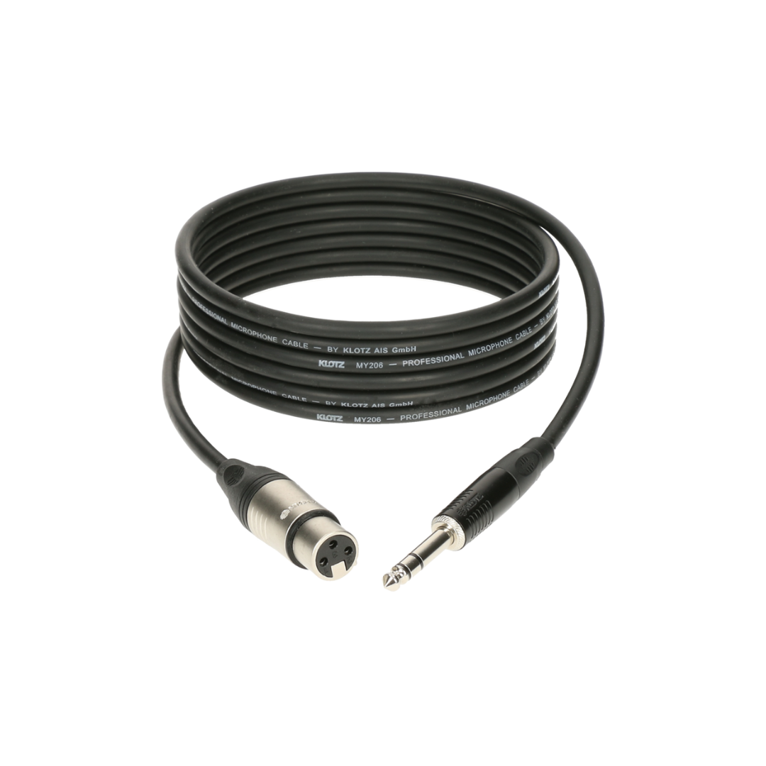 Professional analog audio cable - balanced with female XLR by KLOTZ to balanced