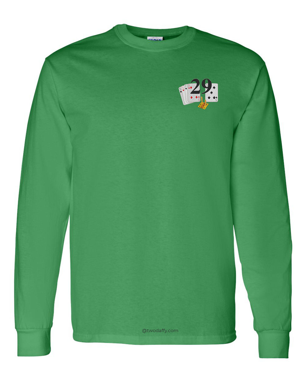 Thumbnail: Cribbage Sweatshirt with number 29 and small peg board