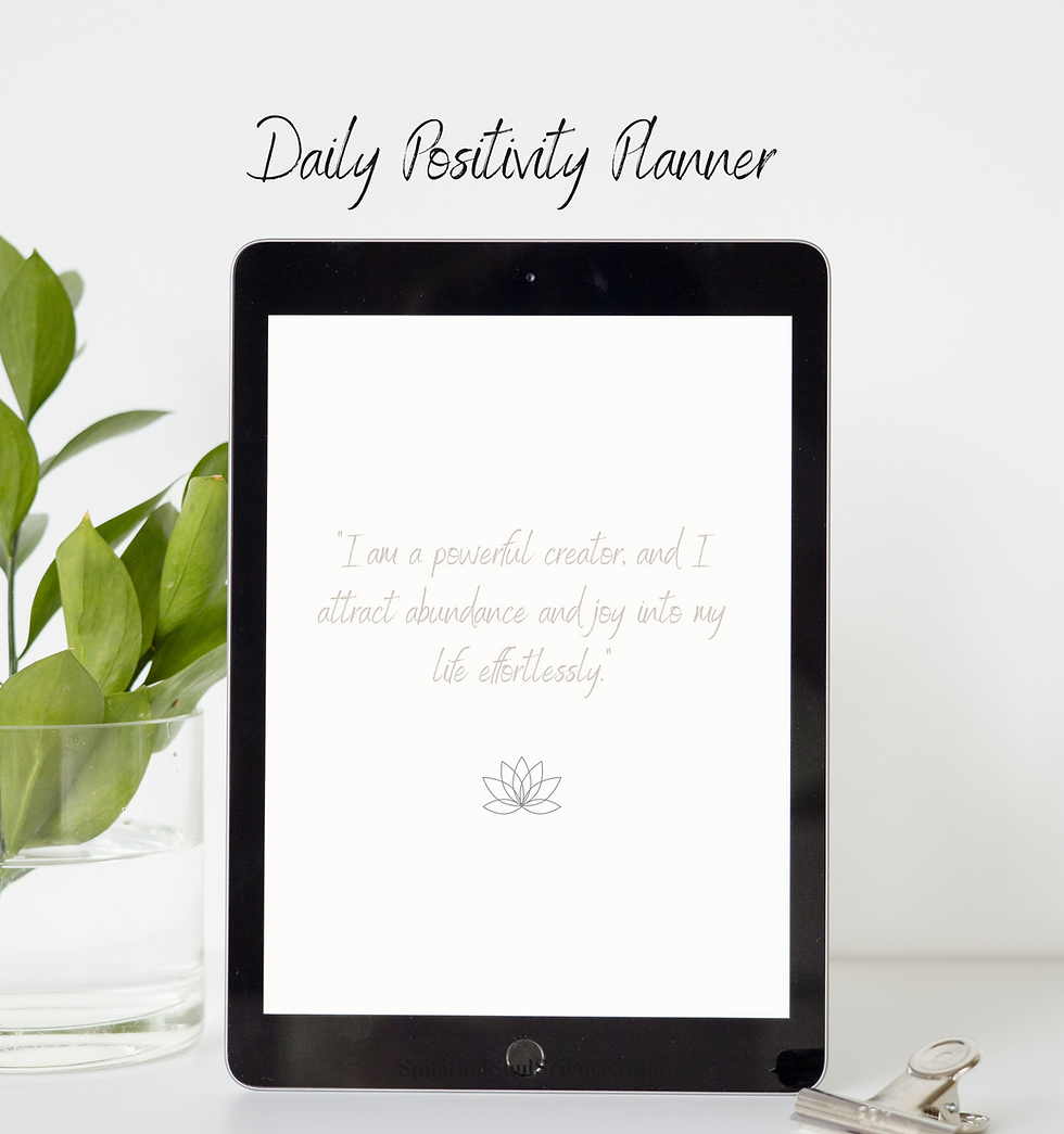 Thumbnail: 7-Day- Positivity Planner Printable, Digital Planner