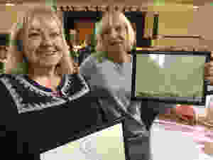 Carol Middleton and Carol Stansfield at the North West In Bloom Awards 2019