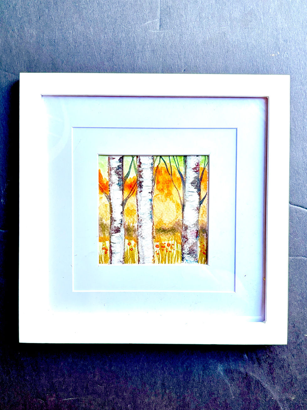 Thumbnail: Autumn's Letting Go - Original Watercolor