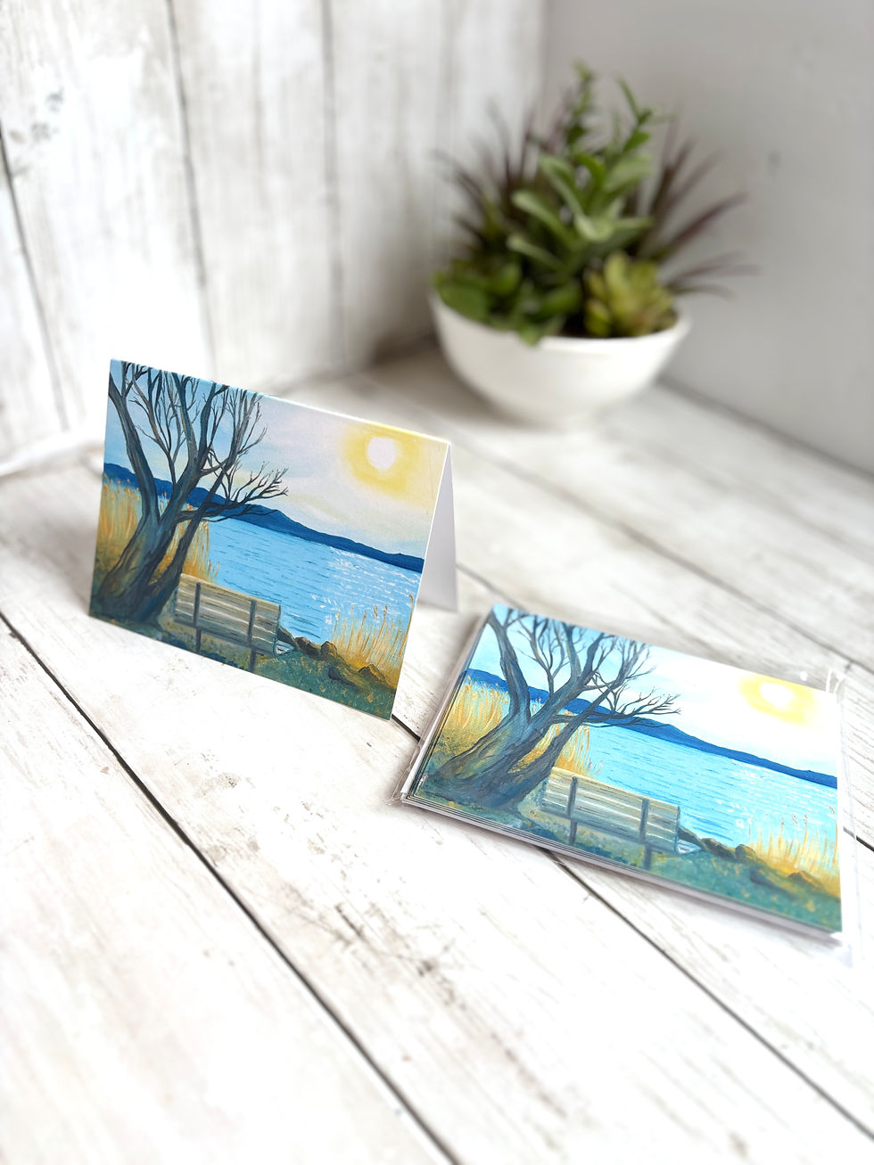 Thumbnail: Sunshine Over Piermont Note Cards (5-pack)