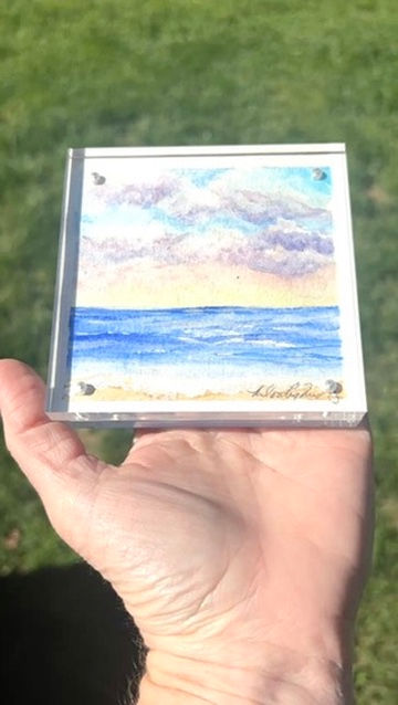 Thumbnail: Drenched  | Original Watercolor