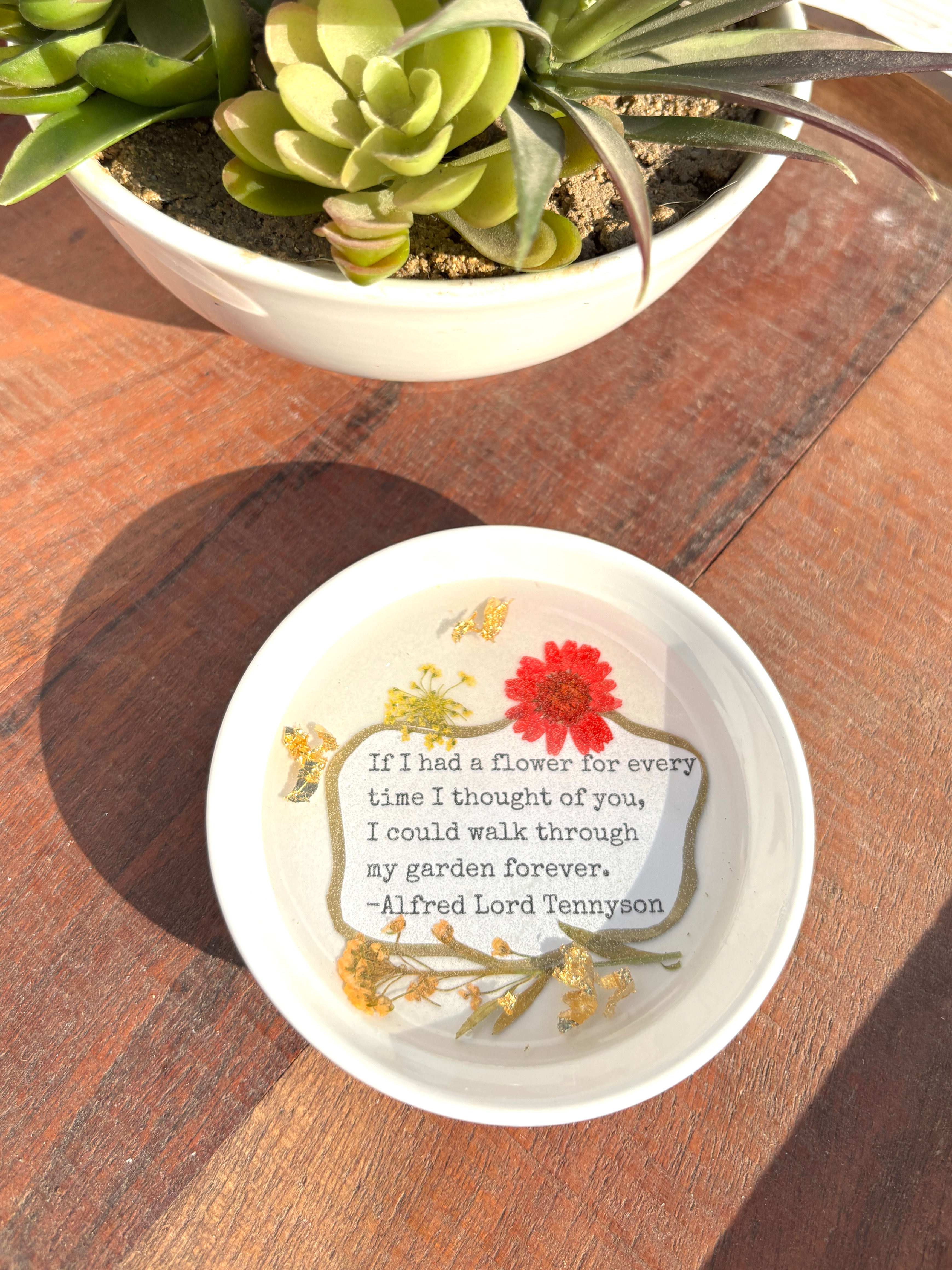 "If I had a flower..." Trinket Dish