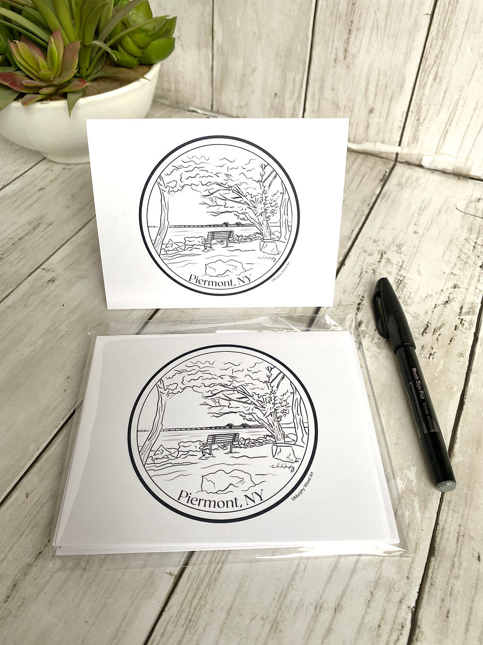 Thumbnail: Piermont Pier Note Cards (5-pack)