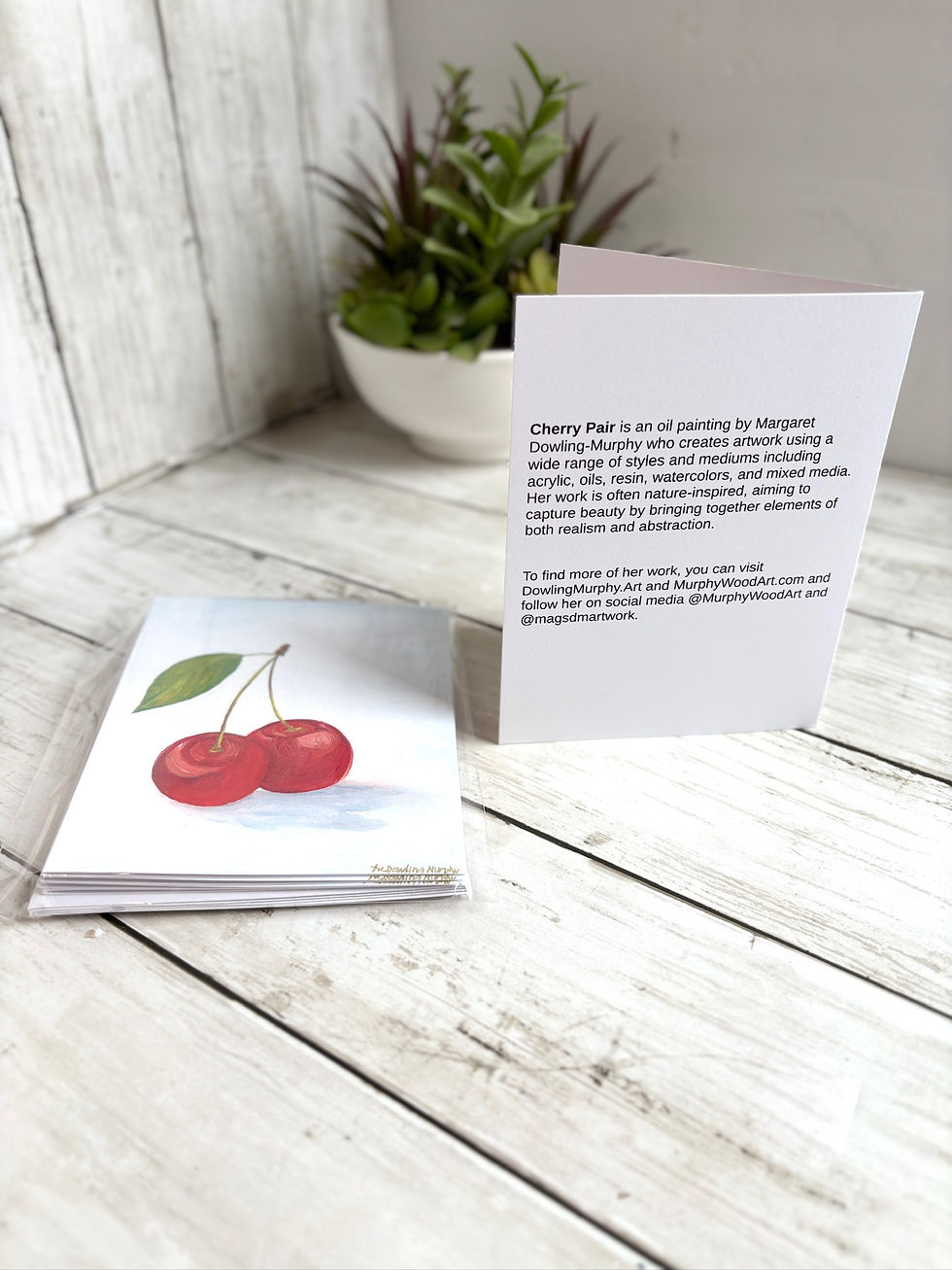 Thumbnail: Cherry Pair | Note Cards (5-pack)