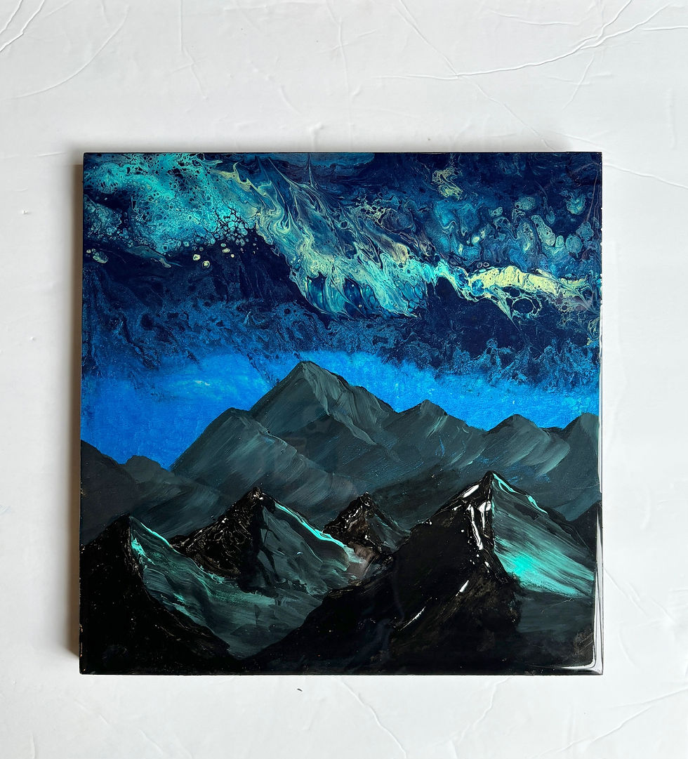 Thumbnail: Night Sky Mountains