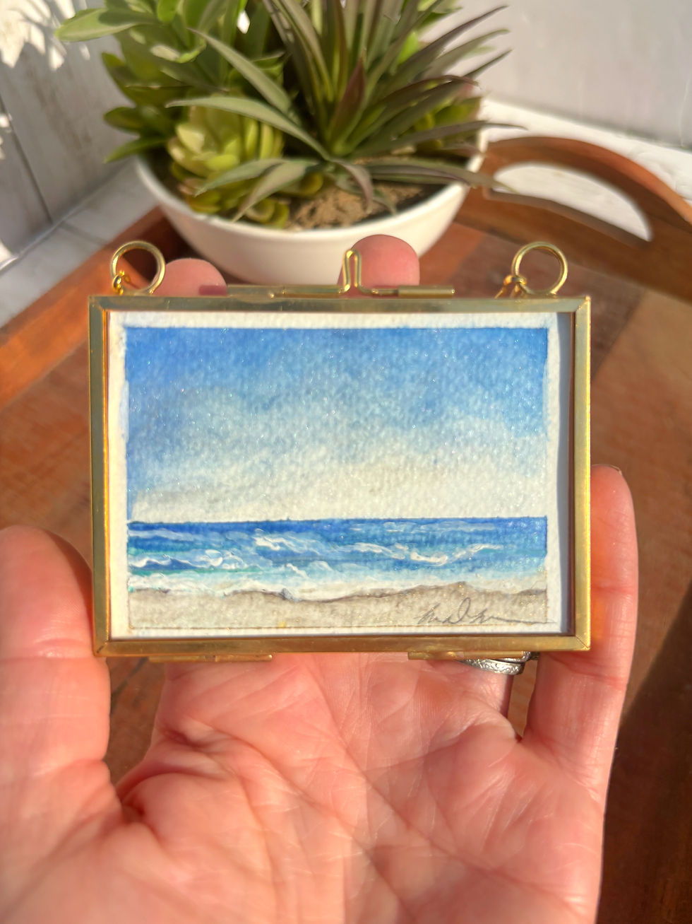 Thumbnail: Ocean Blue I Original Watercolor