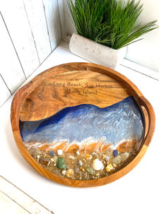 Long Beach Sag Harbor Sea Glass Ocean Tray
