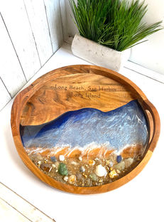 Long Beach Sag Harbor Sea Glass Ocean Tray