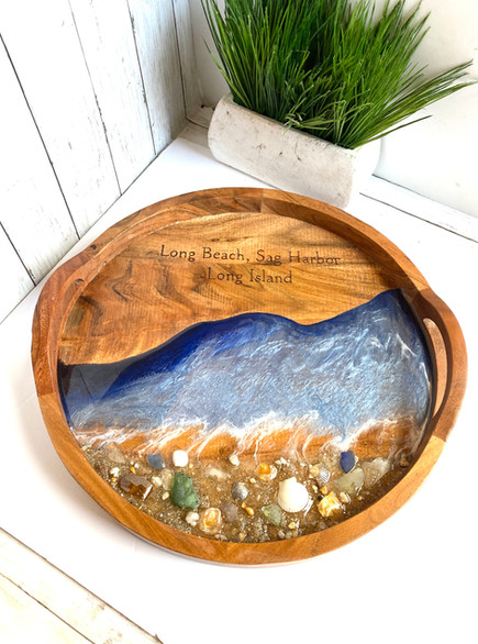 Long Beach Sag Harbor Sea Glass Ocean Tray