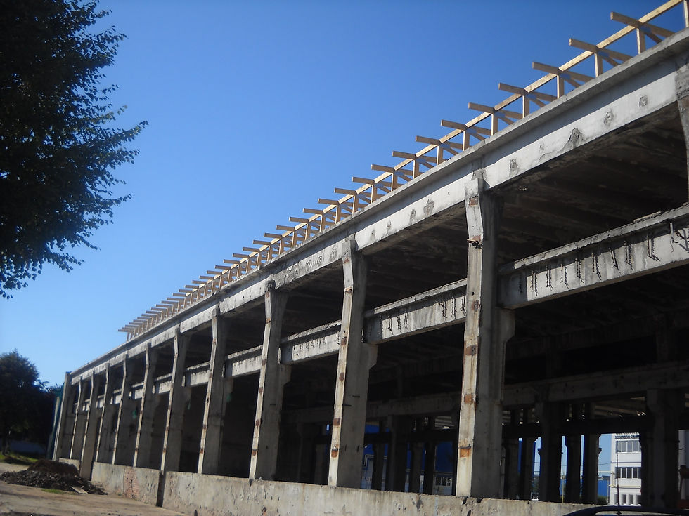 Sarpanta prefabricata in curs de asamblare | Miradex