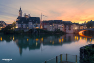 Laufenburg: Fotografie bei Sonnenuntergang