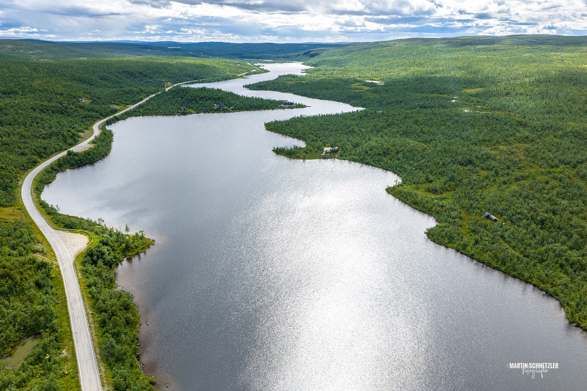 Bilder von der Fahrt Alta nach Kautokeino in Finnmark Norwegen