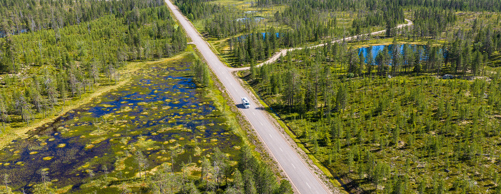 Reise Bilder von Ranua nach Juuma in Finnland