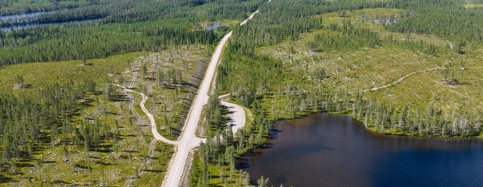Reise Bilder von Ranua nach Juuma in Finnland