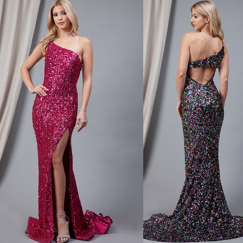 strapless open back dress Shaya Strapless Maxi Dress Pink main image 0