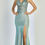 Thumbnail: Sparkly Lace & Mesh Bodice Long Formal Dress & Prom Dress