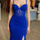 Thumbnail: Stretch Glitter With Sheer Embellished Bodice Long Formal Dress & Prom Dress