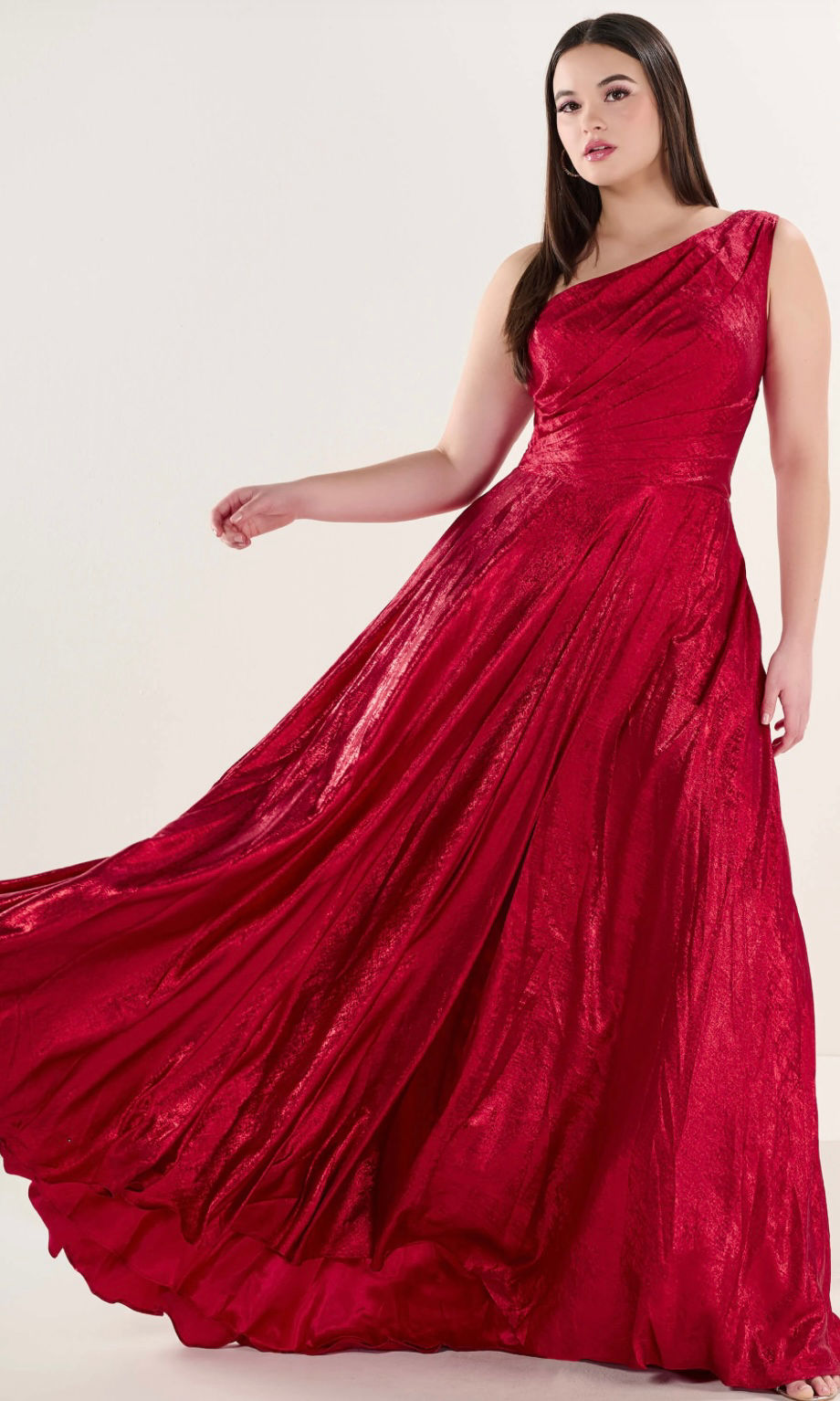 House Of Wu One Shoulder Long Formal Dress & Prom Dress