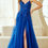 Thumbnail: A Line Hand Beaded Tulle Long Formal Dress & Prom Dress 