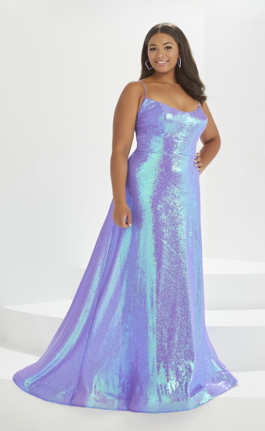 Thumbnail: House Of Wu Sequin A-Line Long Formal Dress & Prom Dress