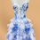Thumbnail: Floral Corset Back Short Formal Dress & Homecoming Dress