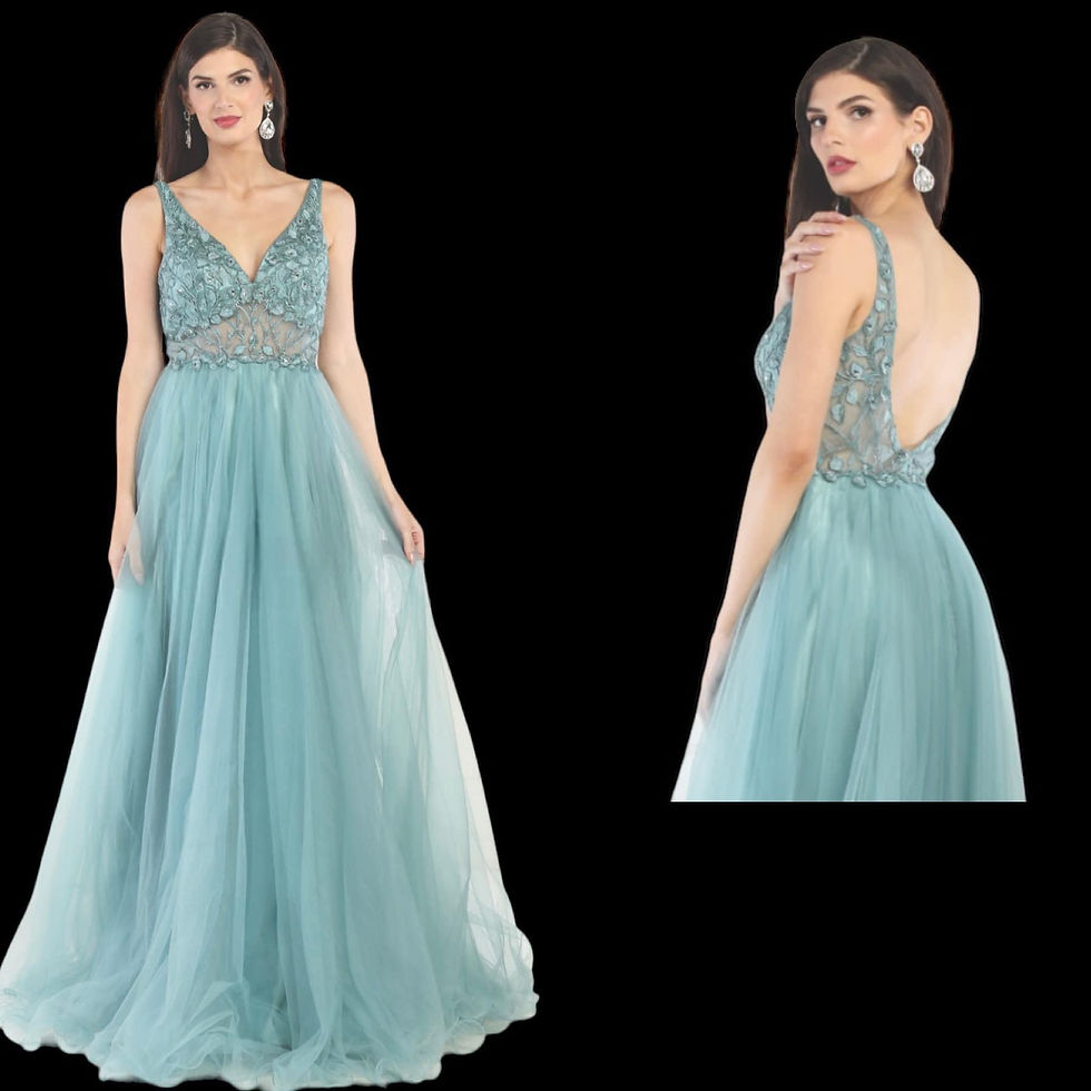 Sage Colored Corset Bodice Long Formal Dress & Prom Dress