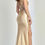 Thumbnail: Satan Corset Bodice Long Formal Dress & Prom Dress 