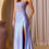 Thumbnail: Satin Strapless Corset Bodice Formal Dress & Prom Dress 