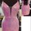 Thumbnail: Bubblegum Pink Sequin Short Formal Dress & Homecoming Dress