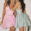 Thumbnail: Fit & Flare Sparkly Short Formal Dress & Homecoming Dress