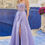 Thumbnail: Organza Corset With Structured Bodice Long Formal Dress & Prom Dress
